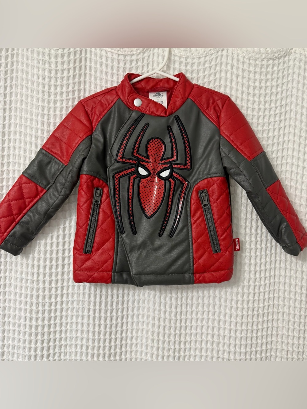 Disney Marvel Spider-Man Faux-Leather Kids Jacket